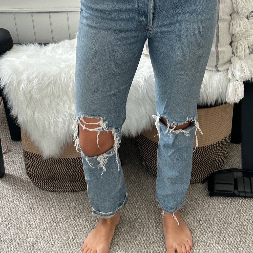 Agolde Distressed Jeans - Picture 2 of 6